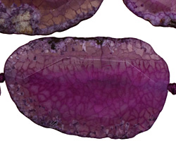 Purple Agate Natural Edge Freeform Faceted Slab 40-58x24-33mm