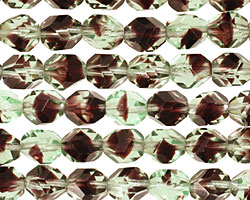 Czech Glass Lost Treasure Faceted Nugget 8mm