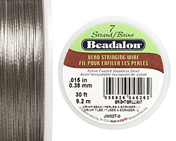 Beadalon Bright .015" 7 Strand Wire 30ft.
