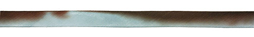 Chocolate Sky Hand Dyed 100% Silk Ribbon 7/16"
