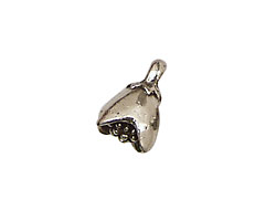 Green Girl Pewter Bell Drop 9x16mm