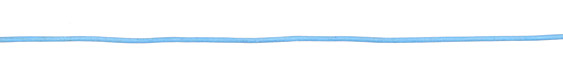 Sky Blue Round Leather Cord 2mm
