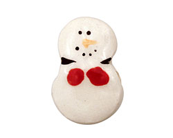 Jangles Ceramic Small Snowman 19x28mm