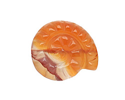 Carnelian (natural) Ammonite 21-25mm