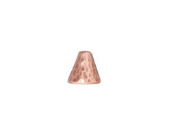 TierraCast Antique Copper (plated) Hammertone Cone 8mm