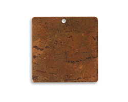 Vintaj Artisan Copper Small Square Altered Blank 24mm