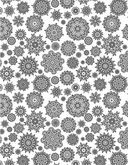 Flurries Background Clear Stamp 4.25x5.5"