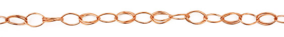 Handmade Copper Small Double & Single Horse Eye Chain