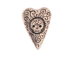 Green Girl Pewter Love Never Dies 28x19mm