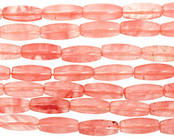 Cherry Quartz Rice 12x5mm
