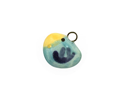 Jangles Ceramic Woodland Turquoise Bird 14-16mm