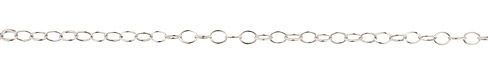 Silver (plated) Oval Cable Chain