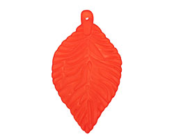Lucite Cardinal Ivy Leaf 30x53mm