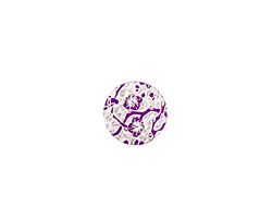 Lillypilly Purple Cherry Blossom Anodized Aluminum Disc 11mm, 24 gauge