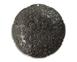 Vintaj Arte Metal Rhapsody Novella Pendant 42mm