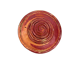 Patricia Healey Copper Spiral Button 25mm