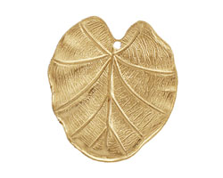 Brass Flat Leaf 28x30mm