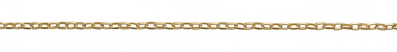 Satin Hamilton Gold (plated) Double Oval Cable Chain