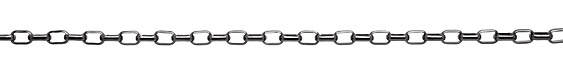 Gunmetal (plated) Box Cable Chain