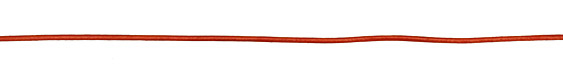 Moroccan Red (metallic) Round Leather Cord 2mm