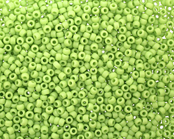TOHO Opaque Frosted Sour Apple Round 11/0 Seed Bead