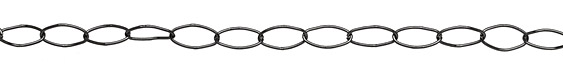 Gunmetal (plated) Horse Eye Chain