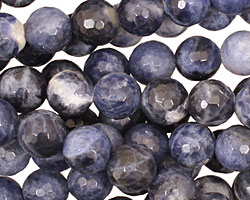 Sodalite Faceted Round 8mm