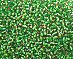 TOHO Peridot (with Frosted Silver Lining) Round 11/0 Seed Bead