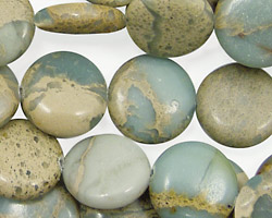 Impression Jasper Puff Coin 14mm