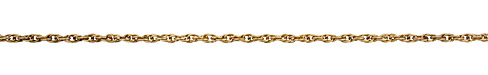 Antique Gold (plated) Rope Chain