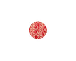 Lillypilly Red Reeds Anodized Aluminum Disc 11mm, 24 gauge