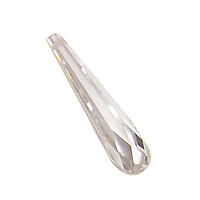 Crystal Clear Faceted Teardrop 7x30mm