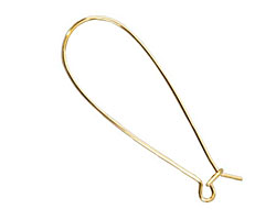 Nunn Design Gold (plated) Kidney Earwire
