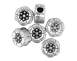 Pewter Flower 11mm