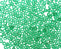 TOHO Transparent Beach Glass Green Round 8/0 Seed Bead