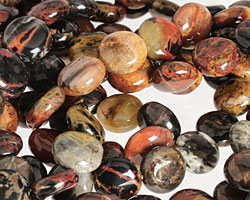 Pilbara Jasper Puff Coin 11-13mm