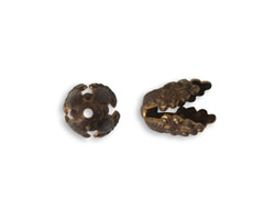 Vintaj Natural Brass Wisteria Bead Cap 10.5mm
