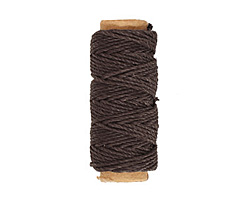 Black-Brown Hemp Twine 20 lb, 29 ft