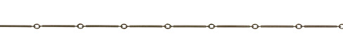 Gunmetal Twisted Bar Chain