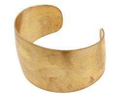 Brass Smooth Cuff 60x35mm