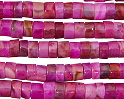 Ruby Crazy Lace Agate Heishi 6mm