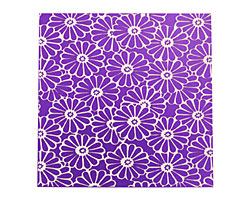 Lillypilly Purple Daisy Anodized Aluminum Sheet 3"x3", 24 gauge