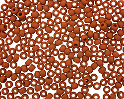 TOHO Opaque Frosted Terra Cotta Round 8/0 Seed Bead