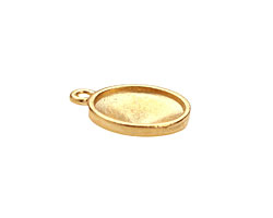 TierraCast Gold (plated) Faceted Drop 17x21mm
