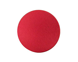 Lillypilly Red Anodized Aluminum Disc 25mm, 24 gauge