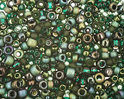 TOHO Bonsai Green/Black Seed Bead Mix