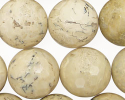African Opal Faceted Round 18mm