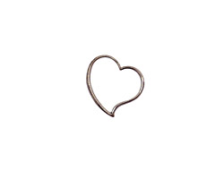 Stampt Antique Pewter (plated) Cutout Heart 12mm