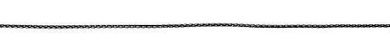SilverSilk Non-Tarnish Black 3 Needle Round Knitted Wire 1.5mm