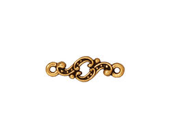 TierraCast Antique Gold (plated) Minuet Link 20x7mm